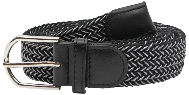 Bälte med stretch - grå storlek L