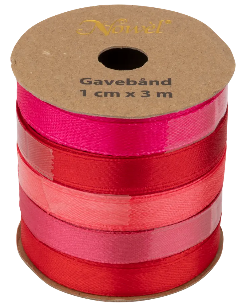 Satinband 5 nyanser - 15 meter