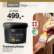 Hvidt Kosama partytelt i have med kraftigt delbart stålstel og tag af polypropylen.