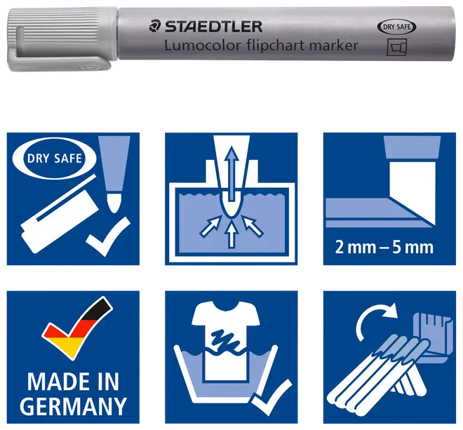 Staedtler Lumocolor Flipchart Marker 4-pack