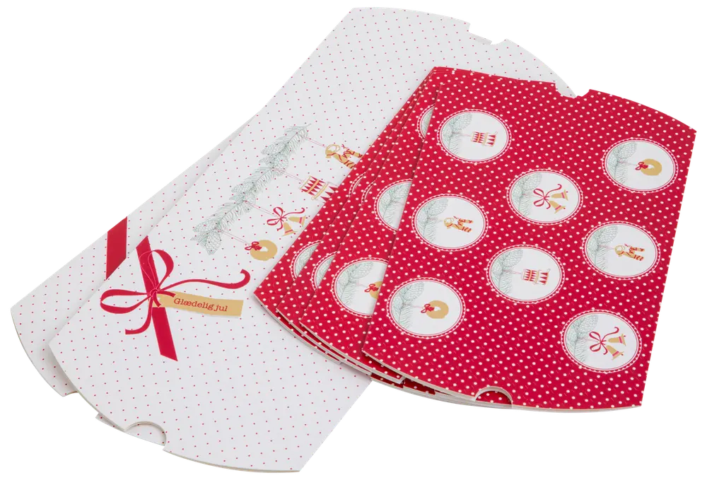 Presentkartong julmotiv 6 st