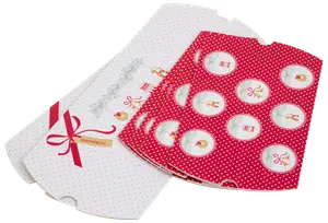 Presentkartong julmotiv 6 st