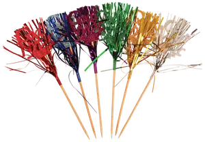 Pyntepinde Godt Nytår 6-pak