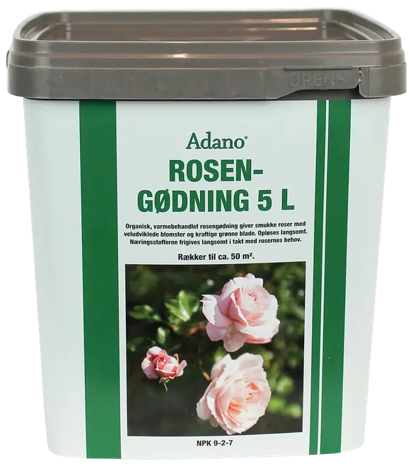 Organisk rosengødning 5 L