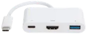 USB-C hub USB-A HDMI og USB-C