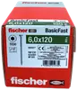 fischer Spånskrue 6 x 120 mm TX30 100 stk.