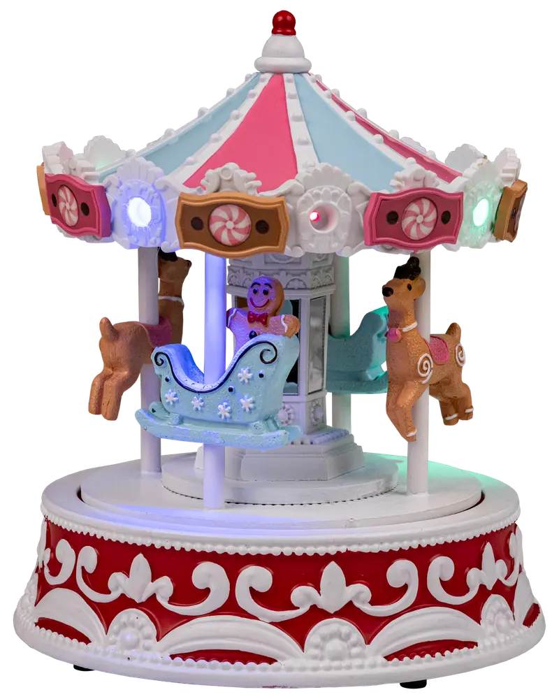 Pepparkakor karusell LED 