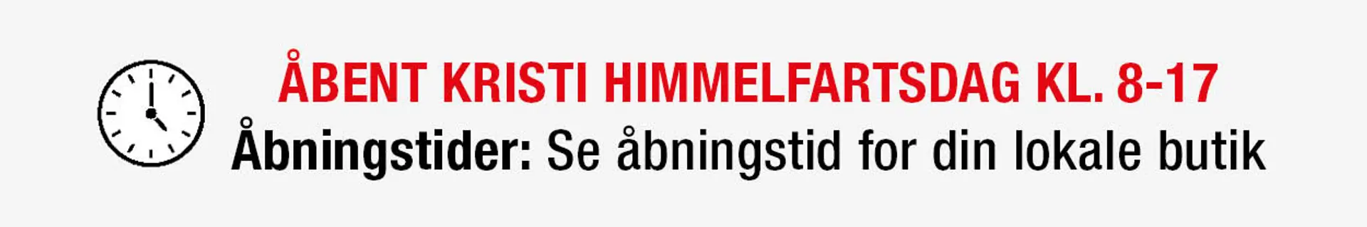Aabningstider