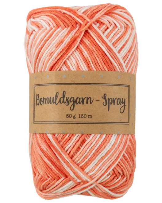 Cotton print garn 50 g - ass. farver