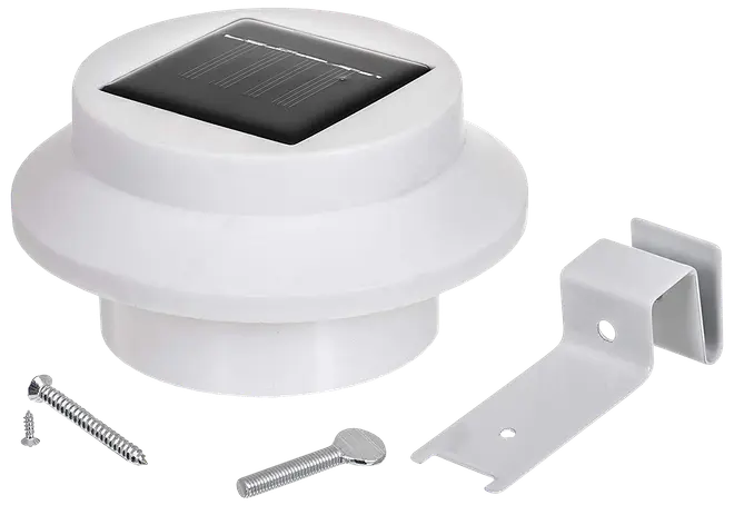 Sartano Solcellelampe til hegn Gaius 3-pak