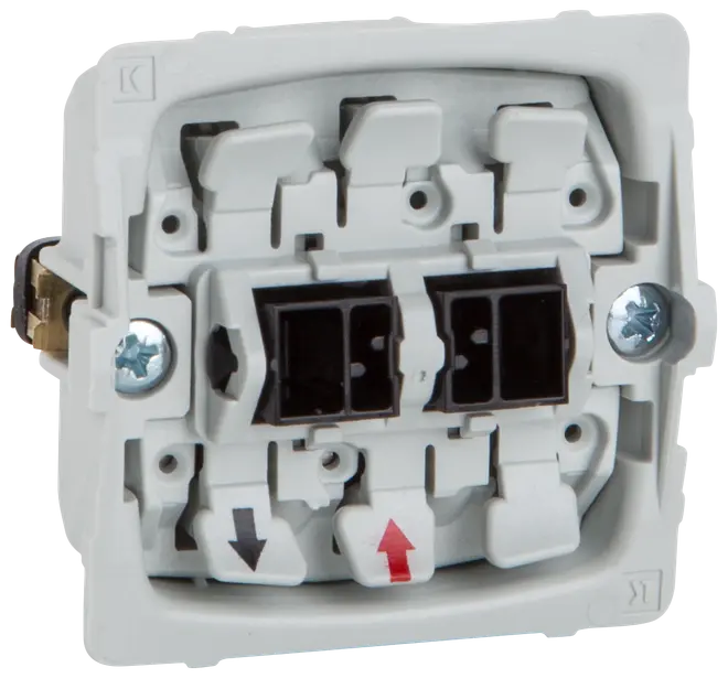 LK FUGA Afbryder enkelt uden tangent