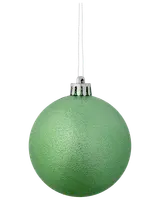  Julgranskulor Ø7 cm 6-pack - Ljusgrön