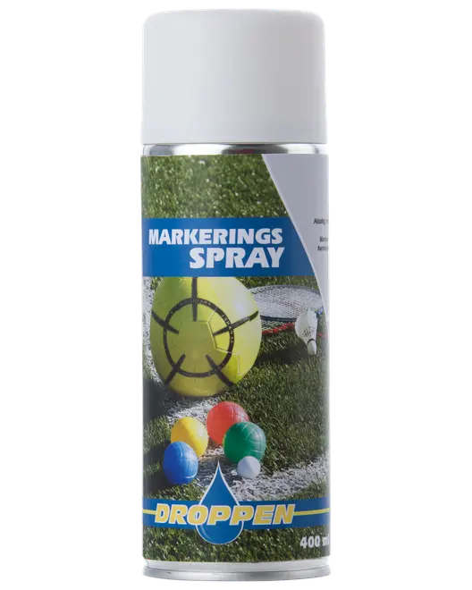 Droppen Markeringsspray 400 ml - hvid