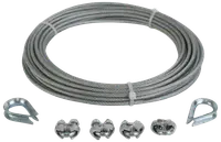 Stålvajersats Ø3 mm 10 meter PVC