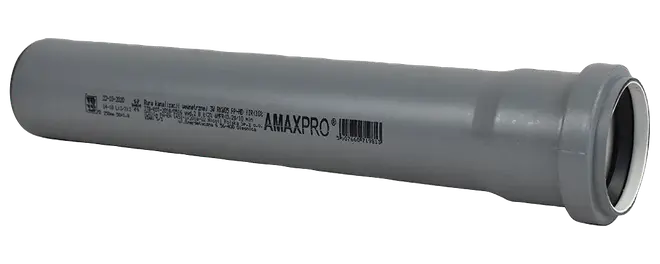 PP afløbsrør 50 x 250 mm