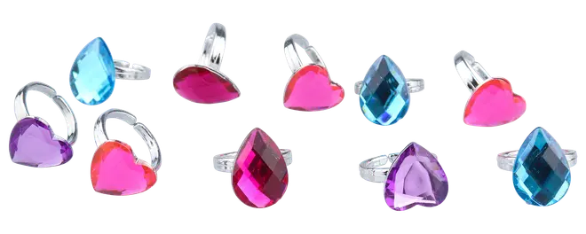 Prinsessringar 10 st