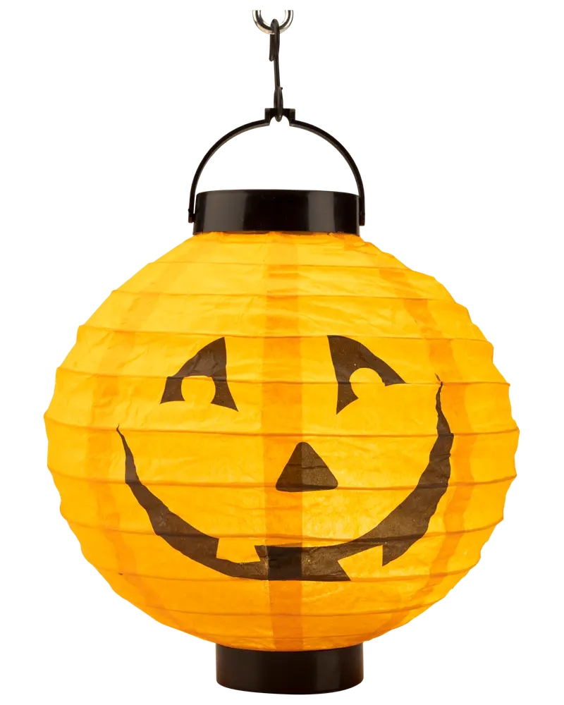 Halloween lykta LED - Ø18 cm