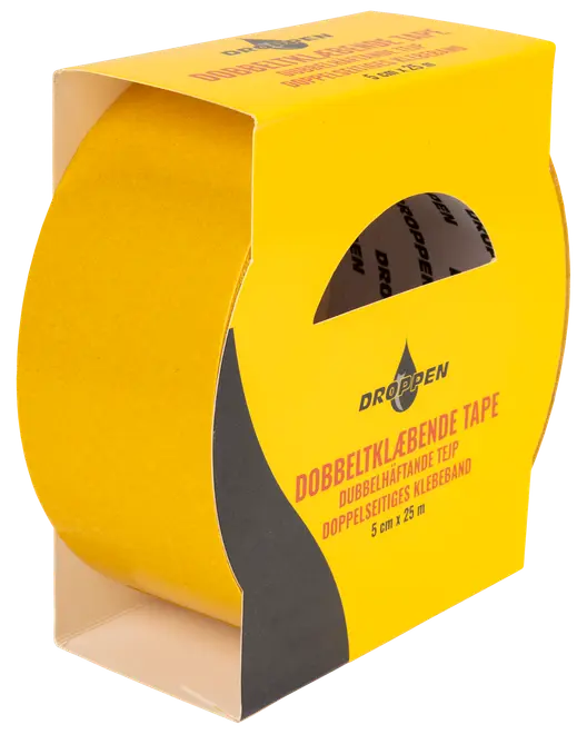 Dobbelklæbende tape - 50 mm