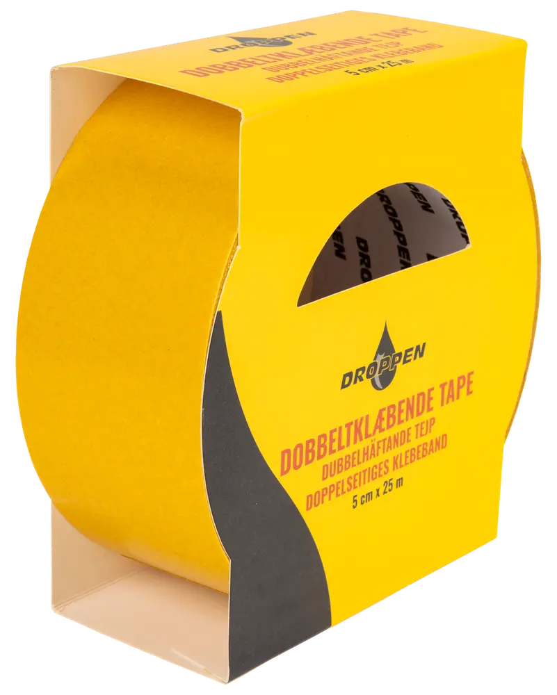 Dobbelklæbende tape - 50 mm