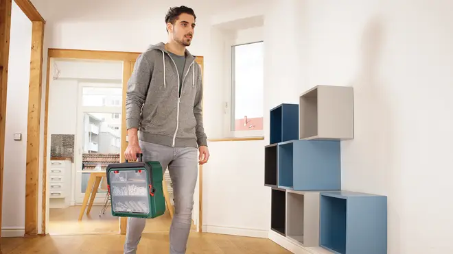 Bosch EasyDrill 18V borrmaskin/skruvdragare + SystemBox inkl. batteri