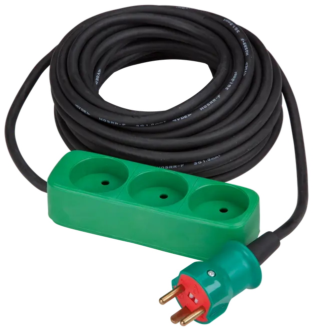 Forlængerkabel med stikdåse 3G1 mm² 10 m