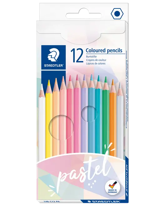 Staedtler Farveblyant pastel 12-pak