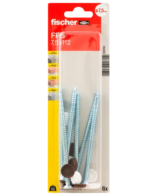 Fischer Karmskrue MH 7,5 x 112 mm FFSZ 6 stk.