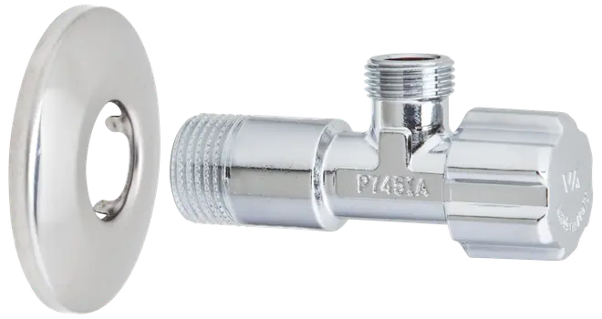 Stoppventil 1/2x3/8" rosett