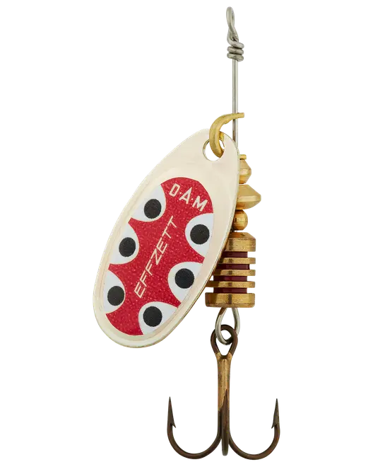 DAM Spinner 10 g #4 - Silver Black Dot