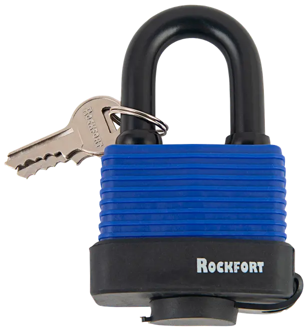 Rockfort Hængelås forseglet plast 55 mm