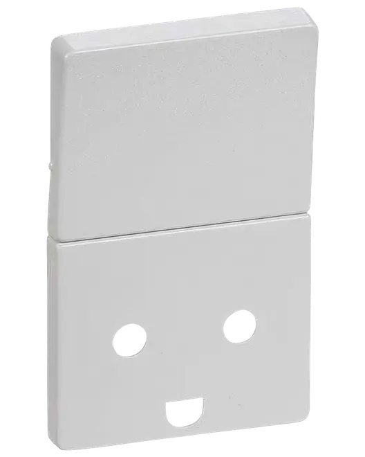 LK FUGA Tangent stikkontakt 1½modul m/jord - lysegrå