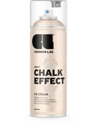 400 ml spraydåse med Cosmos Lac Matt Chalk Effect maling i cremefarve, ideel til møbler, hurtigtørrende akrylformel, ekstra dyse til store overflader, drypfri teknologi.