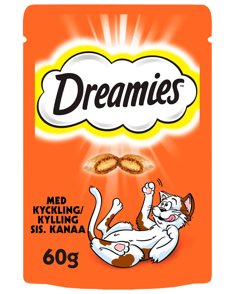 DREAMIES KATTGODIS KYCKL 60G