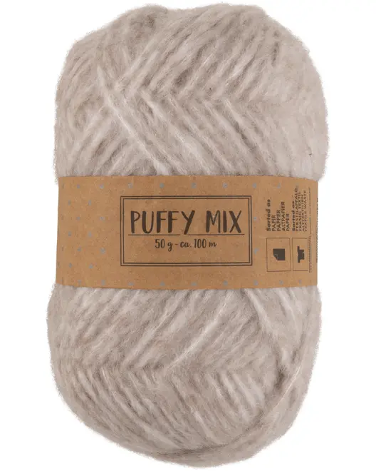 Garn Puffy ull 50 g