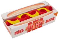 Sokker med madmotiver, Hotdog