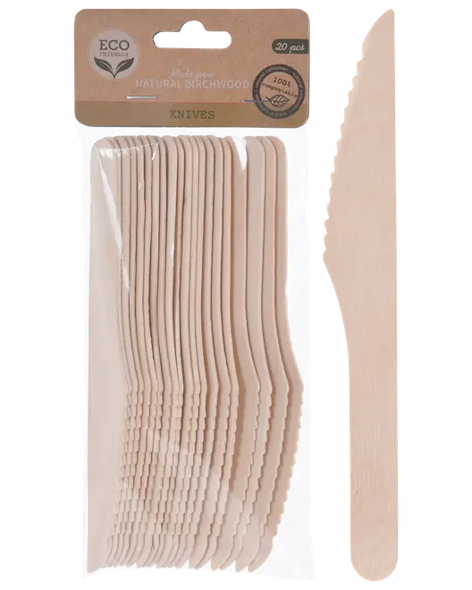 Kniv i trä 20 st