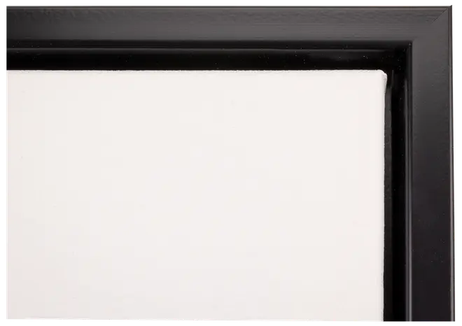 Svävarram målarduk 20x20 cm svart