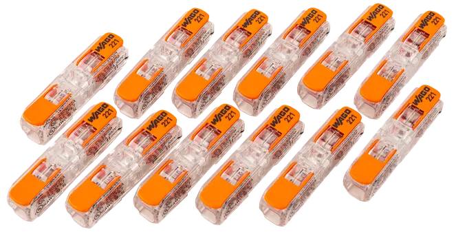 WAGO Fjäderkontakt för 1 tråd 12-pack