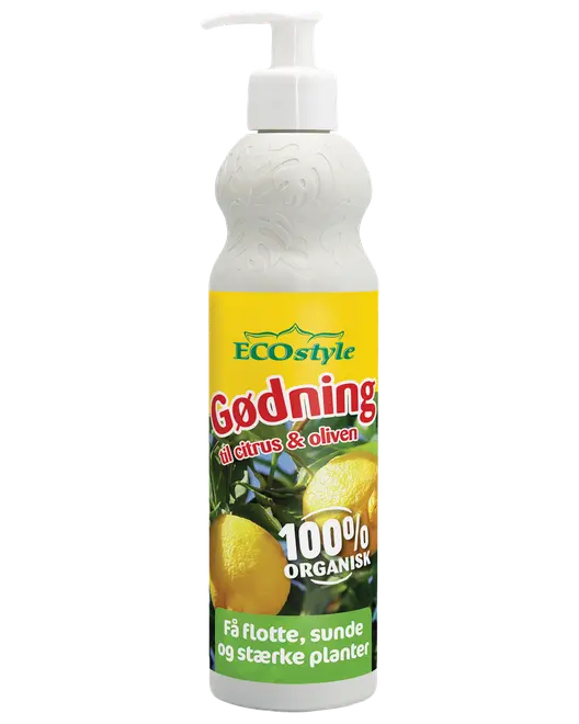 Citrus- og olivengødning med pumpe 400 ml