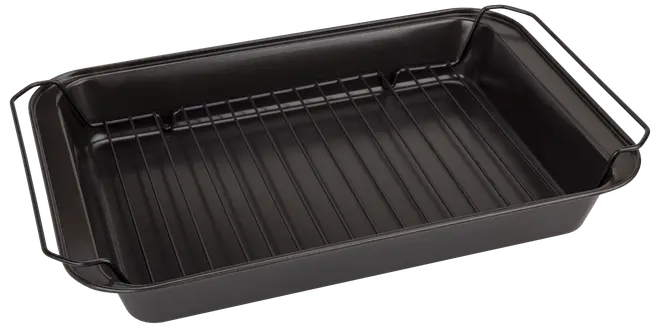 Bradepande med rist 38 x 26 x 5 cm