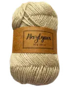 Akrylgarn 50 g beige 