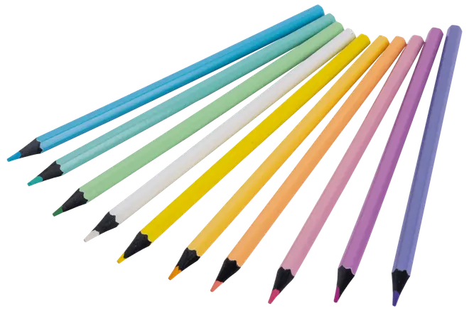 Sense Farveblyanter 10-pak - pastel