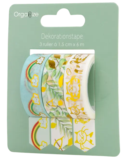 Washitejp 3 rullar 15 mm x 5 m