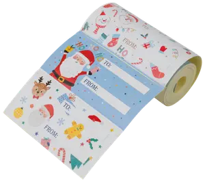 Presentetiketter jul 100 st