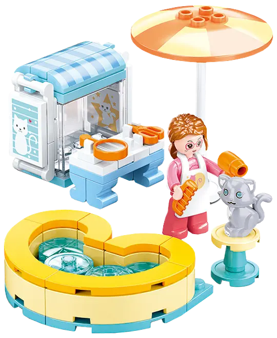 Sluban Girls Dream M38-B0970 - ass. dyreparker