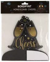 Honeycomb bordpynt - cheers