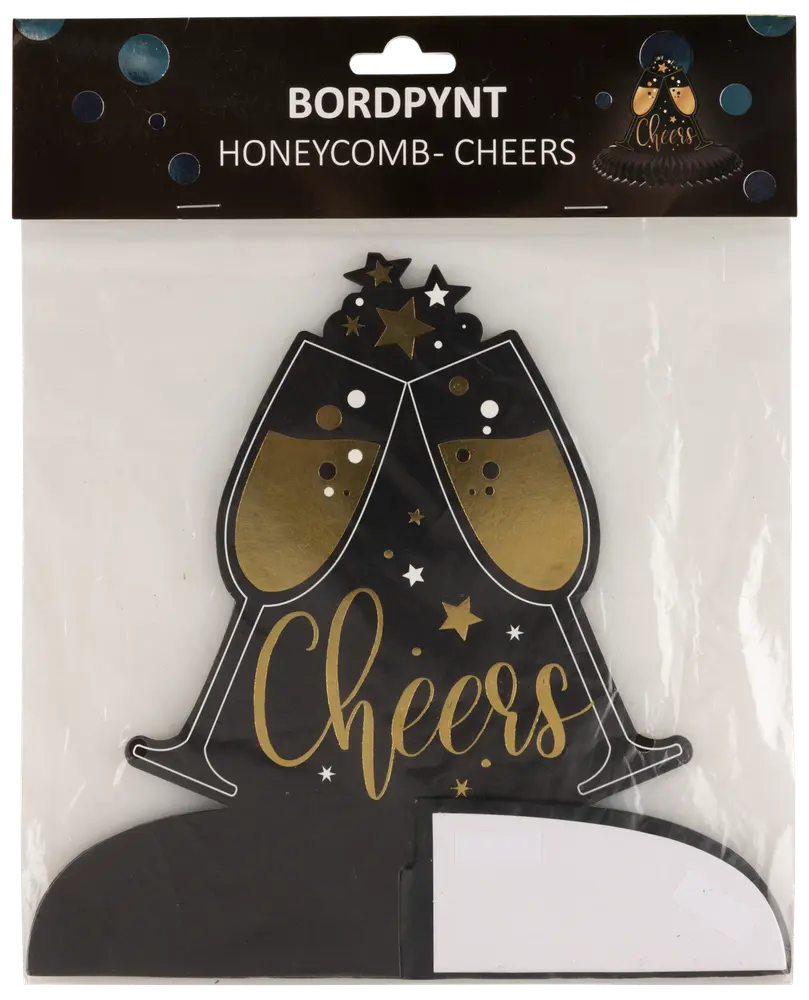 Honeycomb bordpynt - cheers