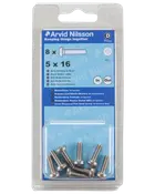 Arvid Nilsson Maskinskrue A4 PH M5 x 16 mm 8-pak