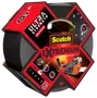 Scotch Extremium højtydende gaffatape, ultra styrke, sort, 10m x 48mm rulle. Forbedret formel, UV-resistent og maksimal styrkegrad 6.
