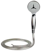 Duschhuvud med slang - 3 funktioner